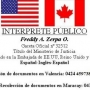 Traductor e Interprete Público CERTIFICADO Español-Ingles-Español Maracay