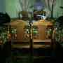 venda de juego de comedor de madera rustica de 6 sillas echo en magdaleno