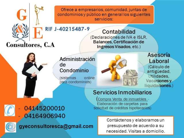 Administracion de condominio (g&e consultores, c.a) rif j-40215487-9
