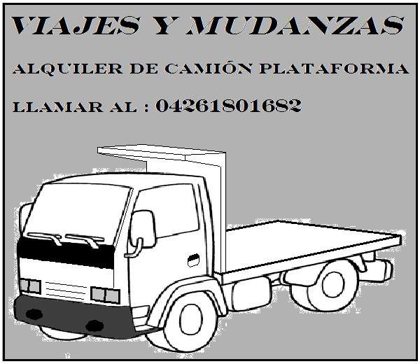 Ofrezco camion npr 2005 en plataforma con barandas, para servicio de viajes, fletes, mudanzas...luis salvador 0426 -1801682