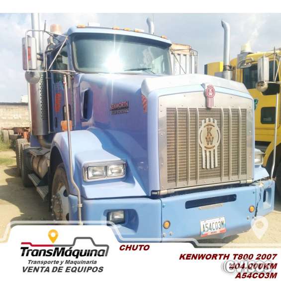 Chuto azul kenworth t800 6x4 2007 ubicado en valencia en Valencia -  Camiones | 174220