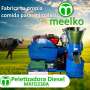 Peletizadora Meelko 230 mm 22 hp DIESEL para concentrados balanceados 300/400kg MKFD230A